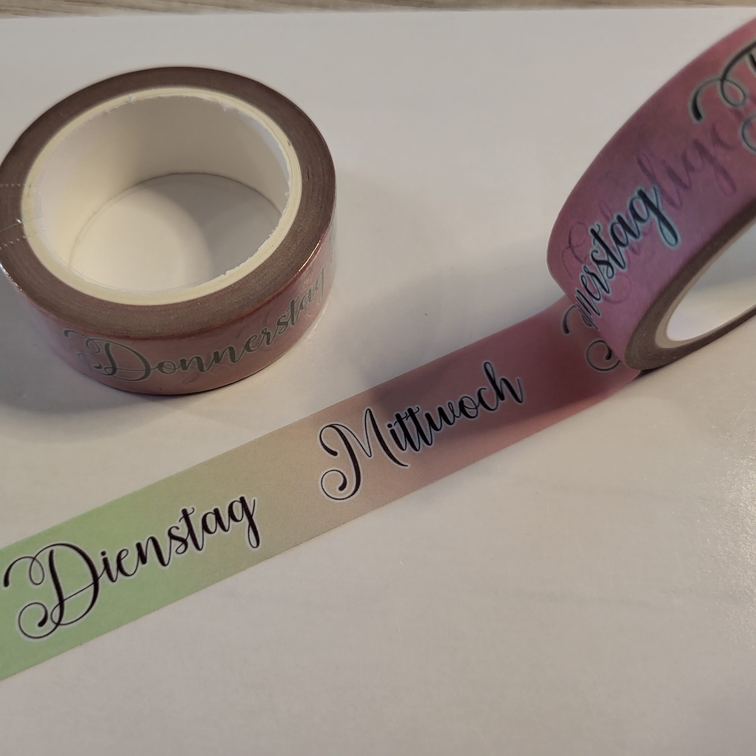 Wochentage – Washi Tape 10m